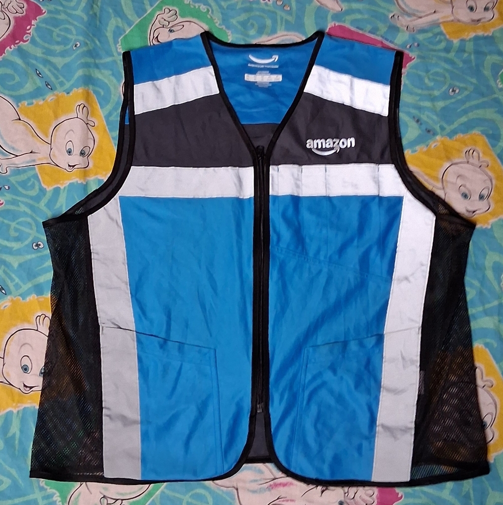 Amazon Reflective Employee Worker Vest Jacket